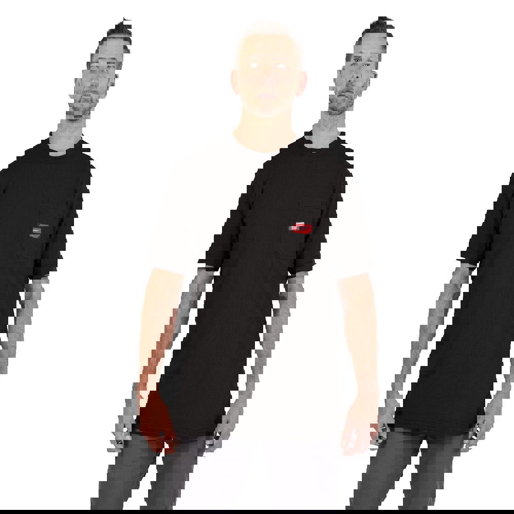 Shirts; Garment Style: Short Sleeve ; Garment Type: General Purpose ; Size: Small ; Color: Black ; Material: Cotton; Polyester ; Chest Size (Inch): 34 to 36